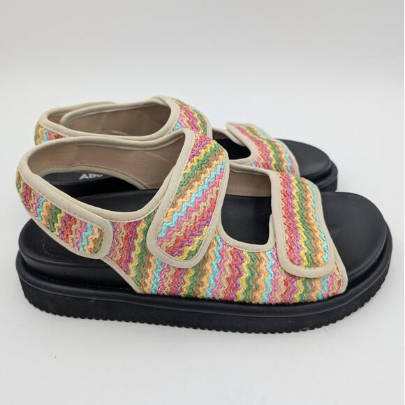 ABound Chance Platform Sandal Women's Yellow Clover Multi Size US10M EU41 - Picture 3 of 11